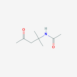 N-(1,1-dimethyl-3-oxobutyl)acetamide图片