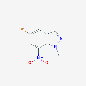 5-Bromo-1-methyl-7-nitro-1H-indazole图片
