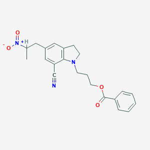 3-(7-Cyano-5-(2-nitropropyl)indolin-1-yl)propyl benzoate图片