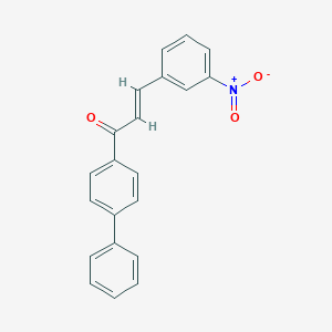 (2E)-1-{[1,1'-biphenyl]-4-yl}-3-(3-nitrophenyl)prop-2-en-1-one图片