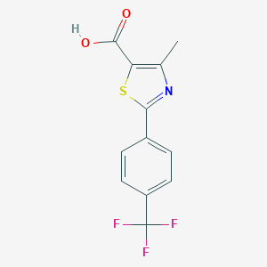 4-甲基-2-(4-三氟甲基苯基)噻唑-5-羧酸图片