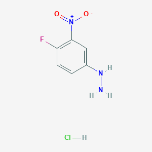(4-Fluoro-3-nitrophenyl)hydrazine Hydrochloride图片