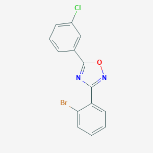 3-(2-Bromophenyl)-5-(3-chlorophenyl)-1,2,4-oxadiazole图片