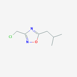 3-(chloromethyl)-5-isobutyl-1,2,4-oxadiazole图片