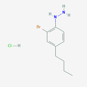 1-(2-Bromo-4-butylphenyl)hydrazine Hydrochloride图片