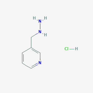2-((pyridin-3-yl)methyl)hydrazine hydrochloride图片