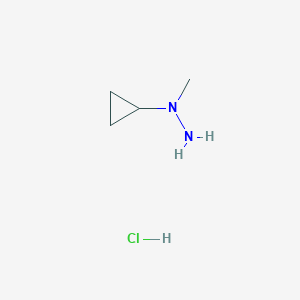 1-cyclopropyl-1-methylhydrazine hydrochloride图片