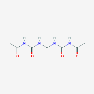 3-acetyl-1-{[(acetylcarbamoyl)amino]methyl}urea图片