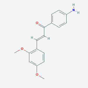 (2E)-1-(4-Aminophenyl)-3-(2,4-dimethoxyphenyl)-prop-2-en-1-one图片