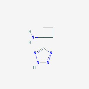 1-(1H-Tetrazol-5-yl)cyclobutanamine图片