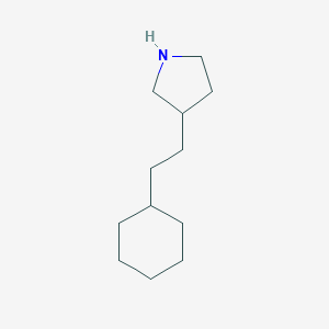 3-(2-Cyclohexylethyl)pyrrolidine图片