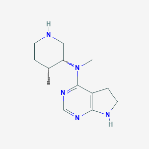 N-Methyl-N-((3R,4R)-4-methylpiperidin-3-yl)-6,7-dihydro-5H-pyrrolo[2,3-d]pyrimidin-4-amine图片