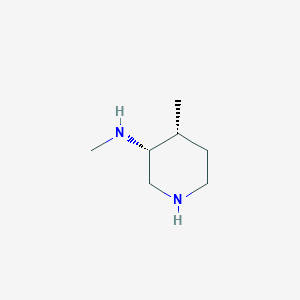 (3R,4R)-N,4-Dimethyl-piperidin-3-amine图片