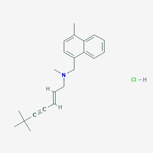 N-[(2E)-6,6-Dimethyl-2-hepten-4-yn-1-yl]-N,4-dimethyl-1-naphthalenemethanamine Hydrochloride图片