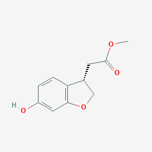 6-羟基-2,3-二氢苯丙呋喃-3-基乙酸-(S)-甲酯图片