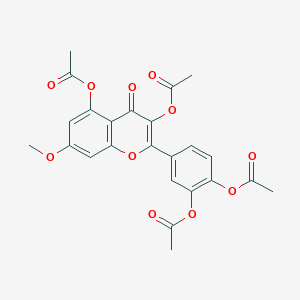 Rhamnetin tetraacetate图片