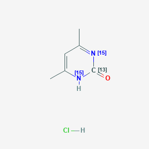 4,6-Dimethyl-2(1H)-pyrimidinone-13C,15N2 Hydrochloride图片