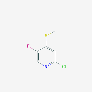 2-Chloro-5-fluoro-4-(methylthio)pyridine图片