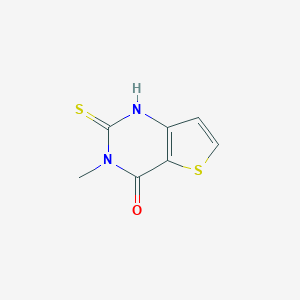 3-methyl-2-sulfanyl-3H,4H-thieno[3,2-d]pyrimidin-4-one图片