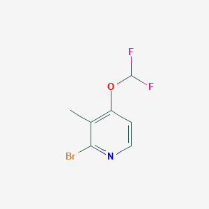 2-Bromo-4-difluoromethoxy-3-methylpyridine图片