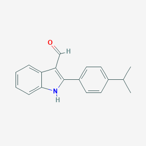 2-(4-Isopropylphenyl)-1h-indole-3-carbaldehyde图片