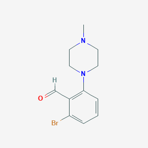 2-Bromo-6-(4-methylpiperazino)benzaldehyde图片