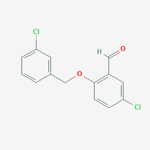 5-Chloro-2-[(3-chlorobenzyl)oxy]benzaldehyde图片