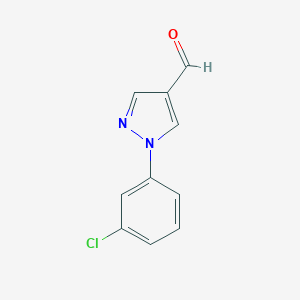 1-(3-chlorophenyl)-1H-pyrazole-4-carbaldehyde图片
