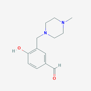 4-Hydroxy-3-(4-methyl-piperazin-1-Ylmethyl)-benzaldehyde图片