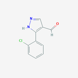 5-(2-chlorophenyl)-1H-pyrazole-4-carbaldehyde图片