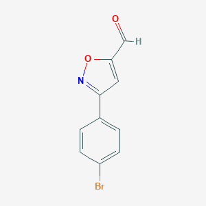 3-(4-Bromophenyl)isoxazole-5-carbaldehyde图片