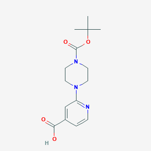 2-(4-(tert-butoxycarbonyl)piperazin-1-yl)isonicotinic acid图片