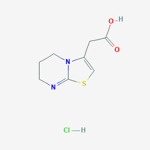 6,7-dihydro-5H-[1,3]thiazolo[3,2-a]pyrimidin-3-ylacetic acid hydrochloride图片
