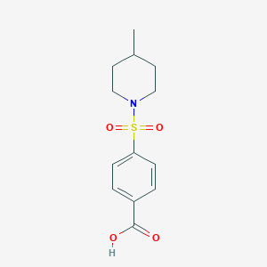 4-[(4-methylpiperidin-1-yl)sulfonyl]benzoic acid图片