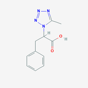 2-(5-Methyl-1H-1,2,3,4-tetrazol-1-yl)-3-phenylpropanoic Acid图片