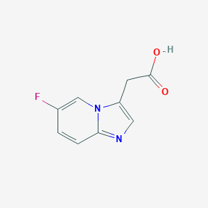 2-{6-fluoroimidazo[1,2-a]pyridin-3-yl}acetic acid图片