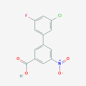 3-(3-Chloro-5-fluorophenyl)-5-nitrobenzoic acid图片