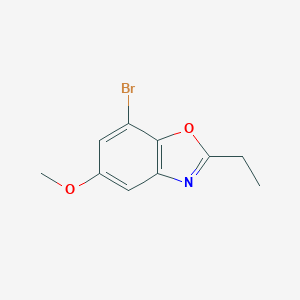 7-Bromo-2-ethyl-1,3-benzoxazol-5-yl methyl ether图片