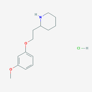 3-Methoxyphenyl 2-(2-piperidinyl)ethyl etherhydrochloride图片