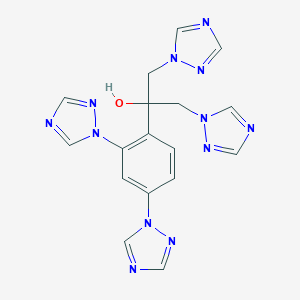 α-[2,4-Bis(1H-1,2,4-triazol-1-yl)phenyl]-α-(1H-1,2,4-triazol-1-ylmethyl)-1H-1,2,4-triazole-1-ethanol图片