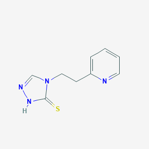 4-[2-(Pyridin-2-yl)ethyl]-4H-1,2,4-triazole-3-thiol图片