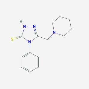 4-Phenyl-5-(piperidin-1-ylmethyl)-4H-1,2,4-triazole-3-thiol图片