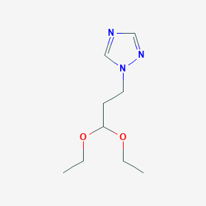 1-(3,3-diethoxypropyl)-1H-1,2,4-triazole图片