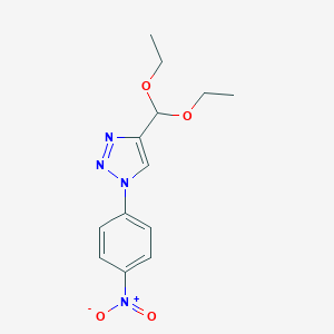 4-(Diethoxymethyl)-1-(4-nitrophenyl)-1H-1,2,3-triazole图片