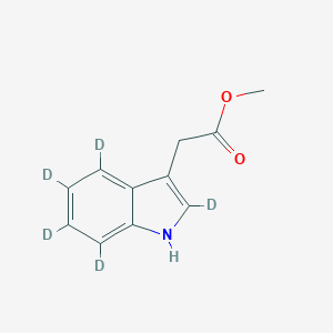 Methyl Indole-2,4,5,6,7-d5-3-acetate图片