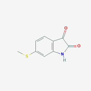 6-(methylsulfanyl)-2,3-dihydro-1H-indole-2,3-dione图片