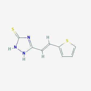 5-[2-(thiophen-2-yl)ethenyl]-4H-1,2,4-triazole-3-thiol图片