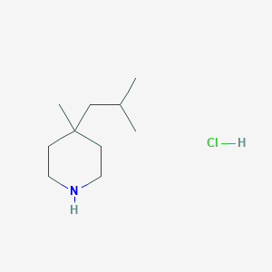 4-Methyl-4-(2-methylpropyl)piperidine Hydrochloride图片