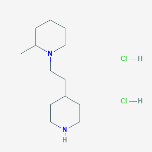 2-Methyl-1-[2-(4-piperidinyl)ethyl]piperidinedihydrochloride图片