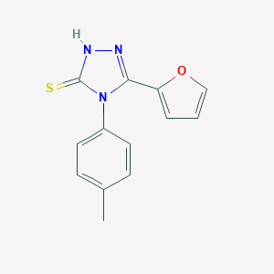 5-(Furan-2-yl)-4-(4-methylphenyl)-4H-1,2,4-triazole-3-thiol图片